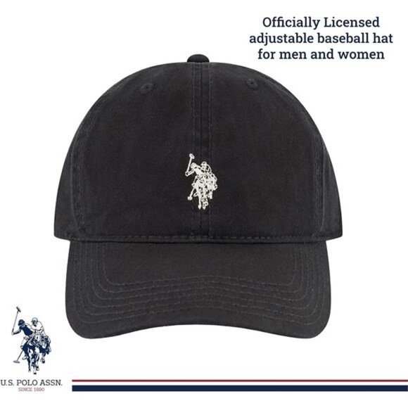 Cotton baseball hat adjustable strap curved brim embroidered logo cap unisex - Picture 2 of 8